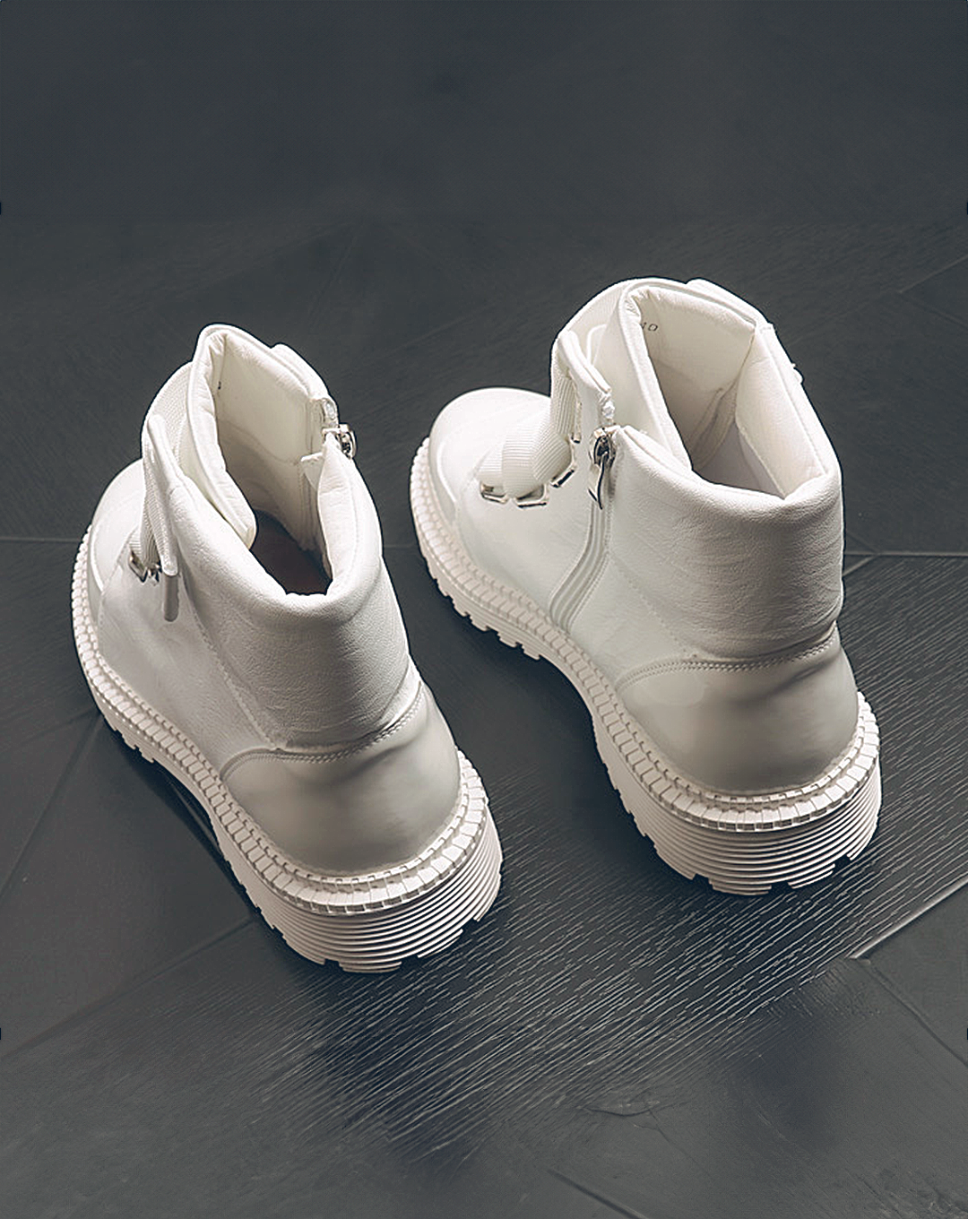 ♂♀Velcro Leather Boots