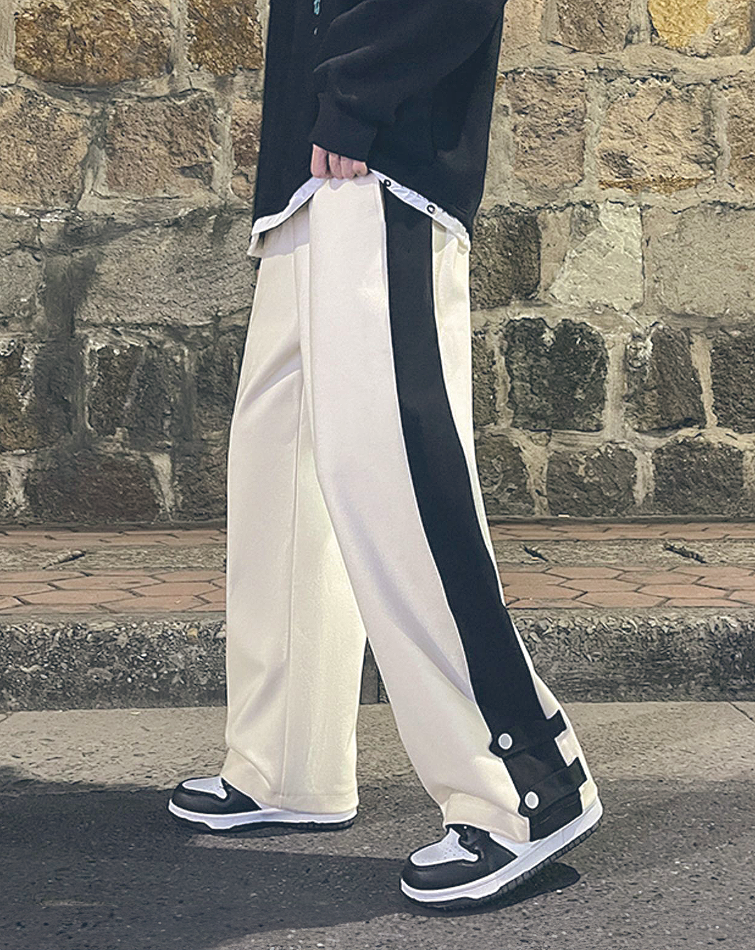 ♂Line Loose Button Pants