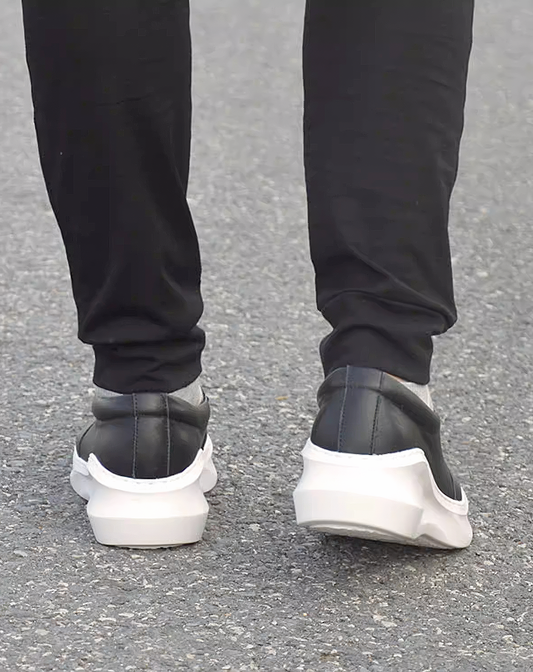 ♂♀本革/Leather Wave Slipon Shoes