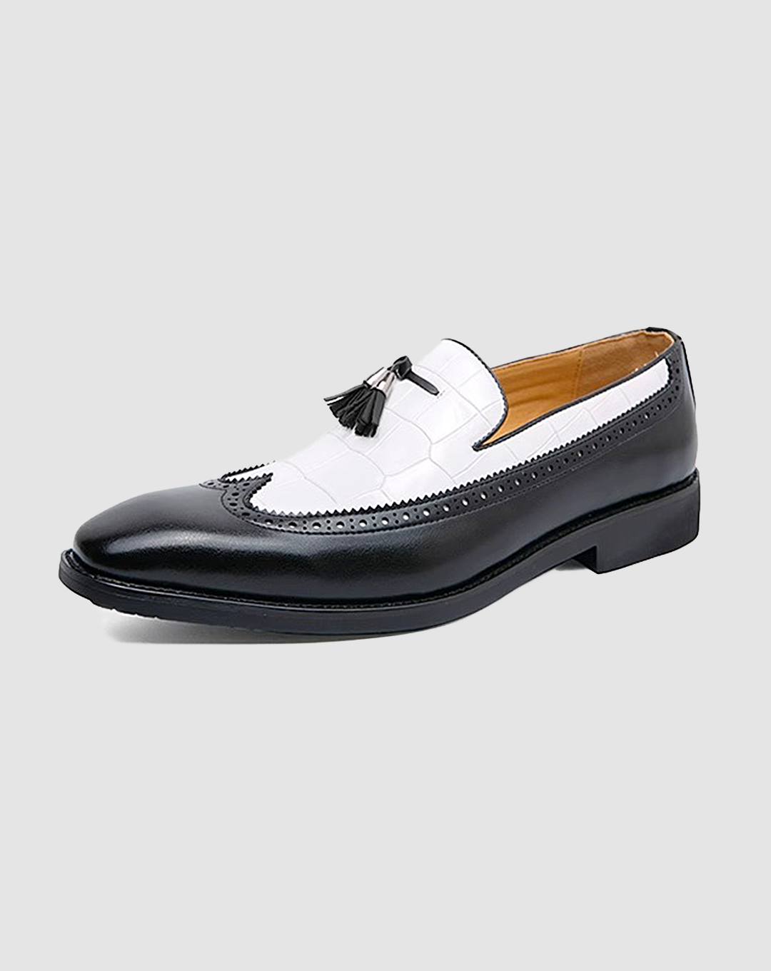 ♂Two-Tone Tassel Shoes