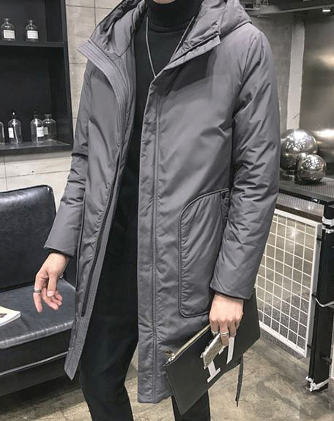 ♂Hooded Down Coat