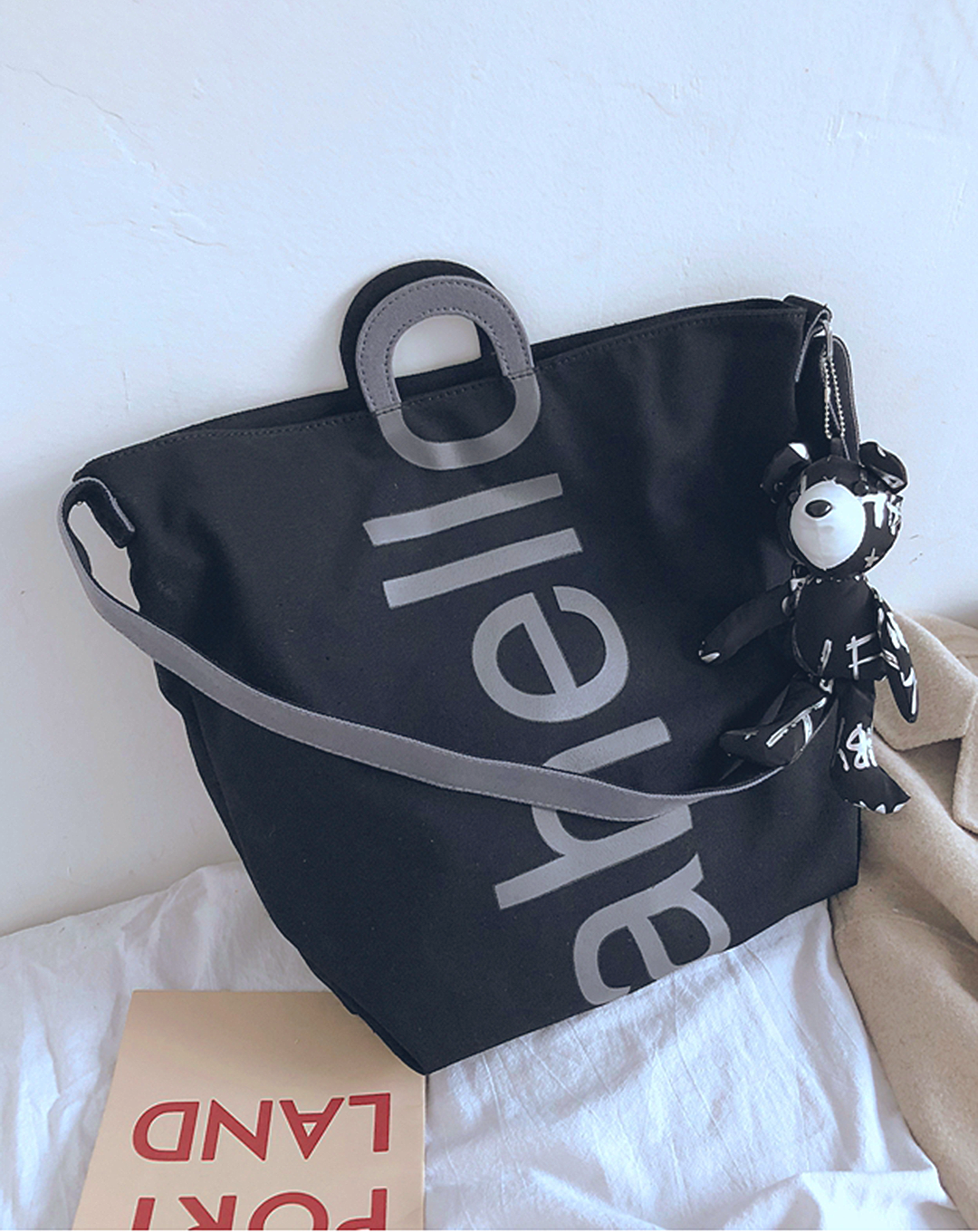 Big Logo Design Shoulder Bag