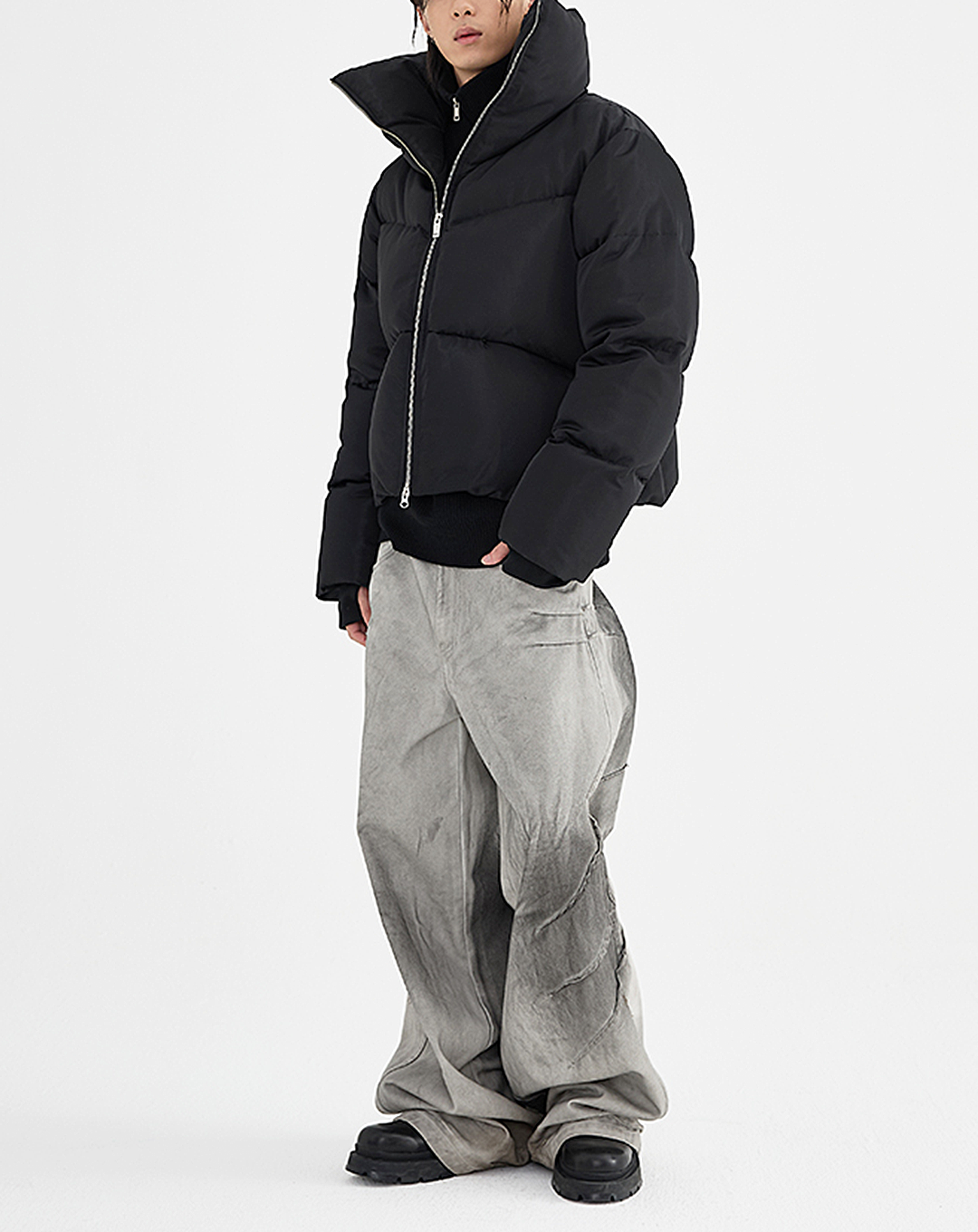 ♂High Collar Down Jacket