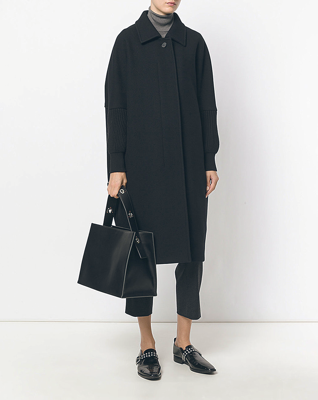 Eyelet Belt Square Bag