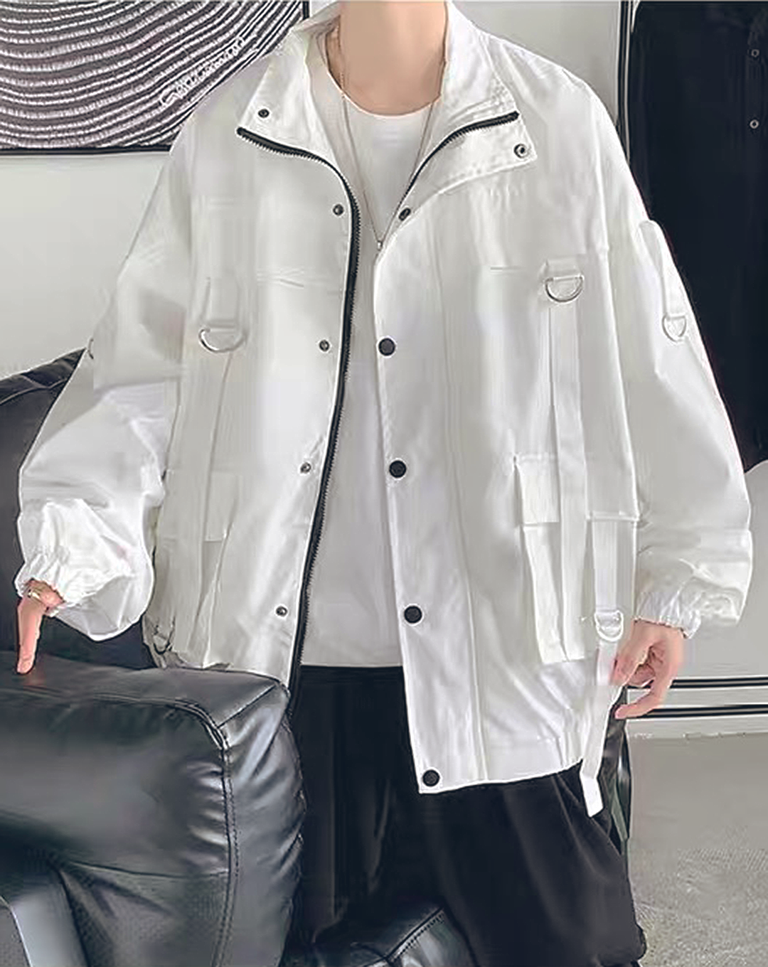 ♂Drop Strap Volume Jacket