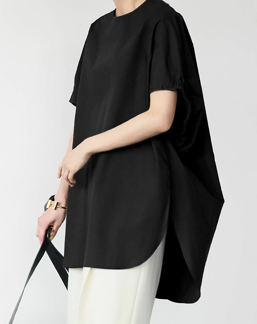 ♀Point Gathered Shirt