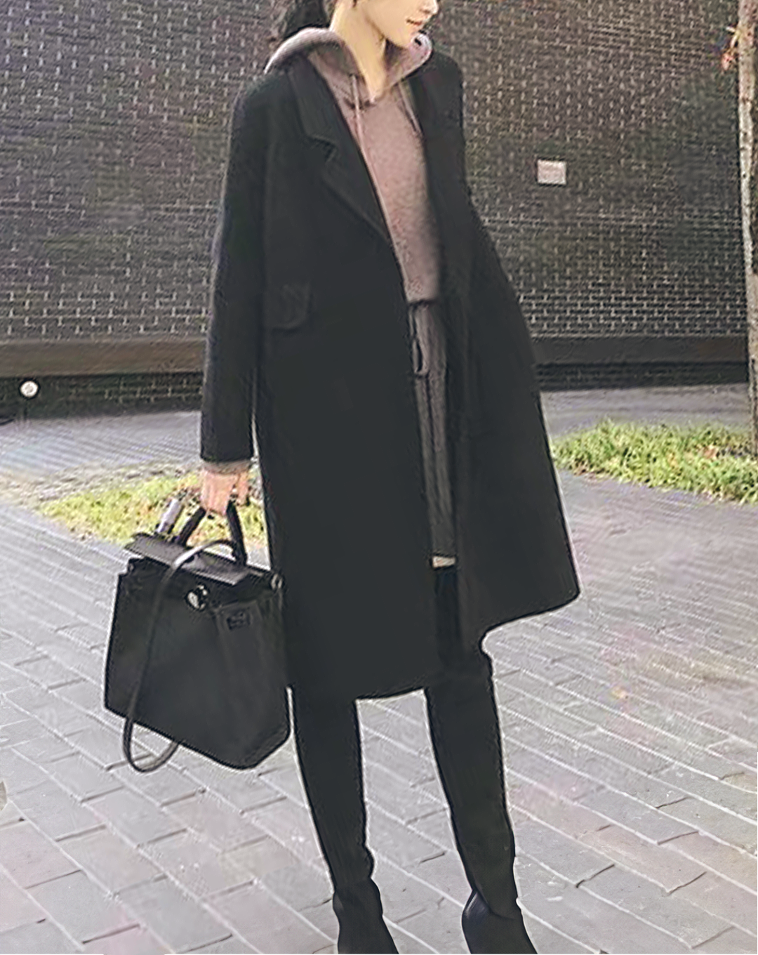 ♀Earth Color Chester Coat