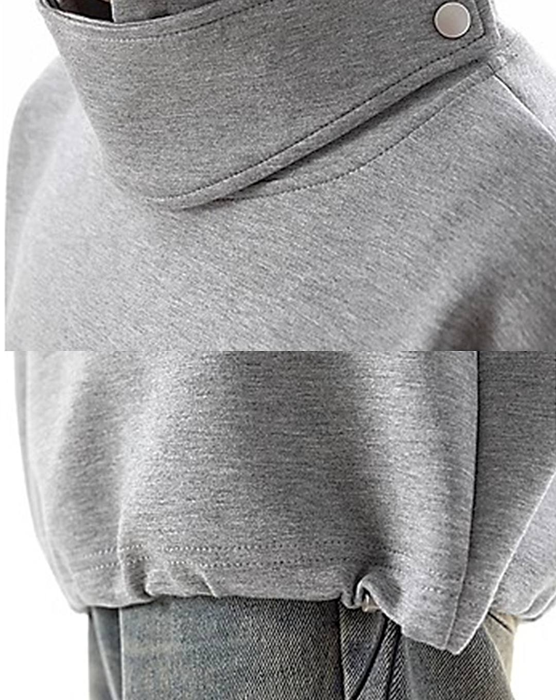 ♂High Neck Hoodie