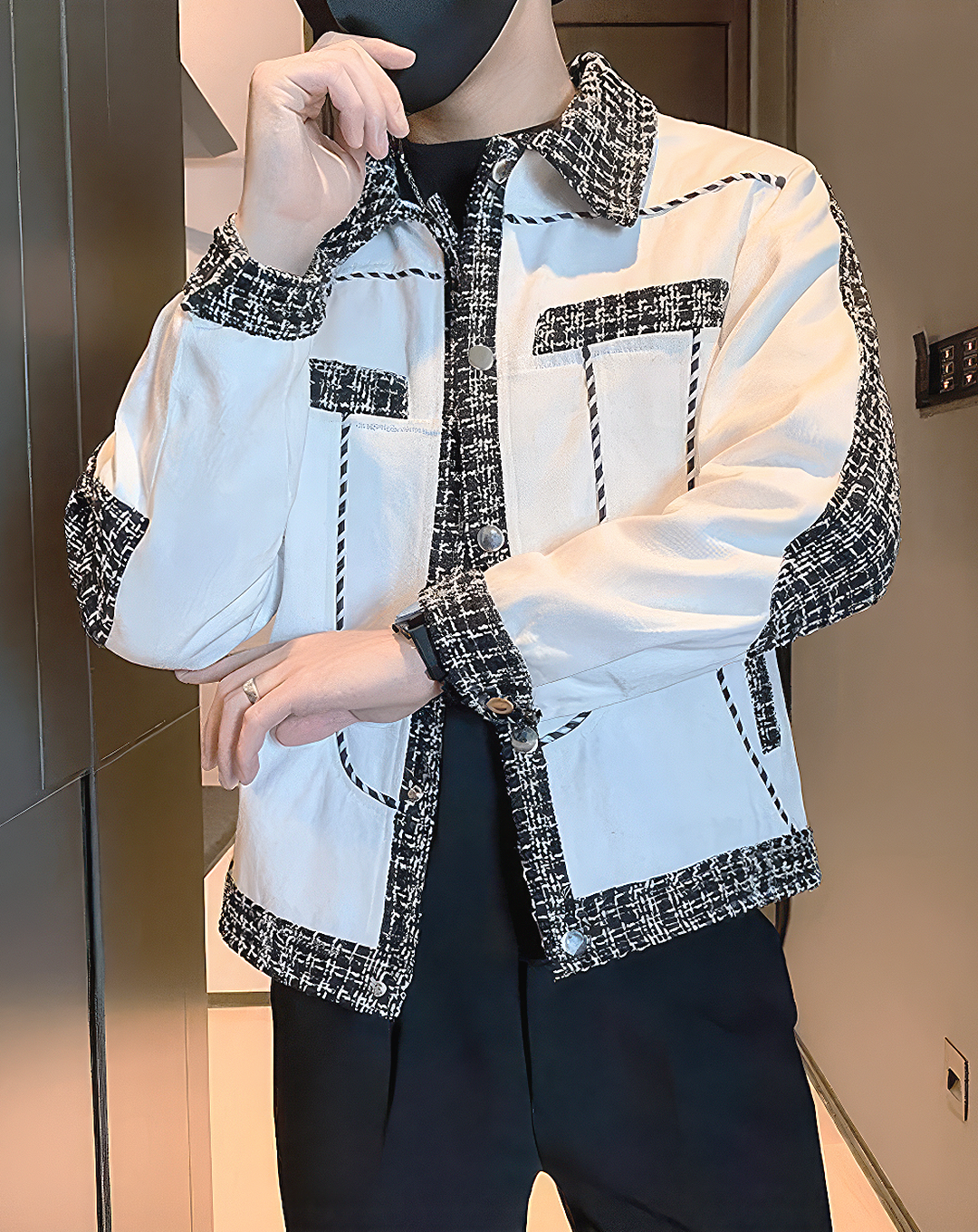 ♂Tweed Trim Jacket