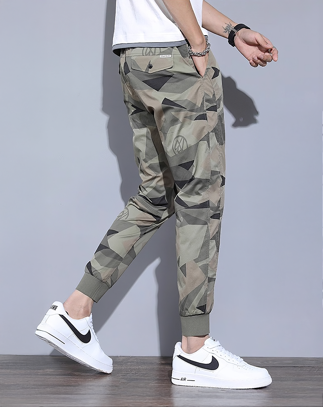 ♂Patterned Jogger Pants