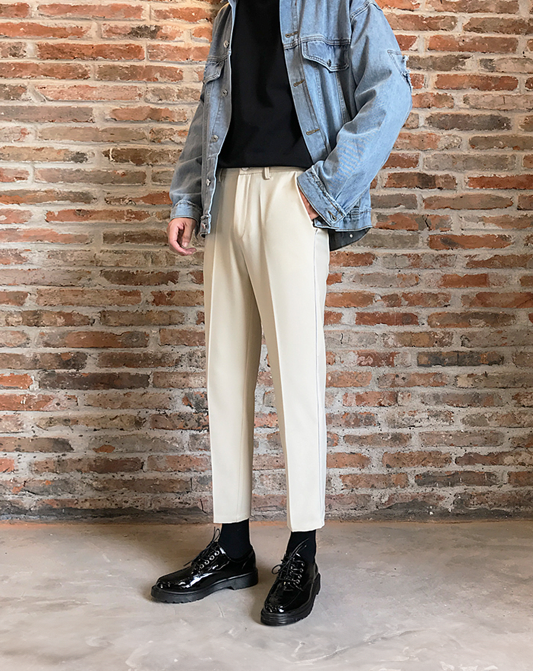 ♂Vertical Narrow Line Pants