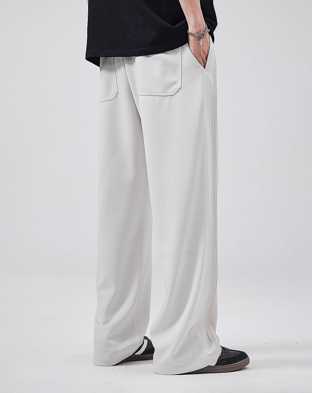 ♂Pleated Line Pants