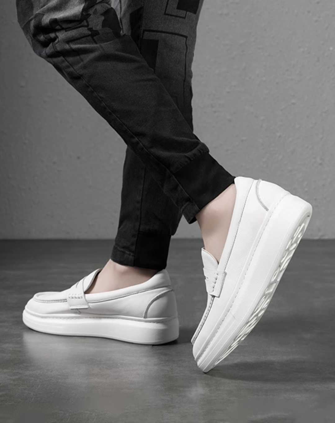 ♂♀Platform Simple Loafer