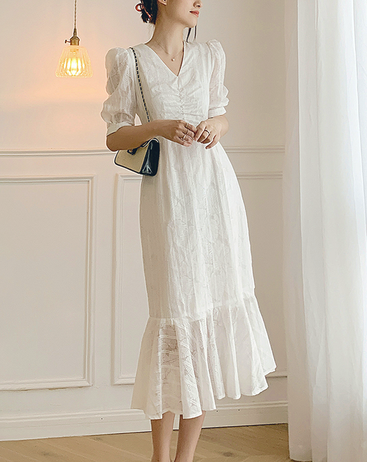 ♀V-neck Mermaid Dress