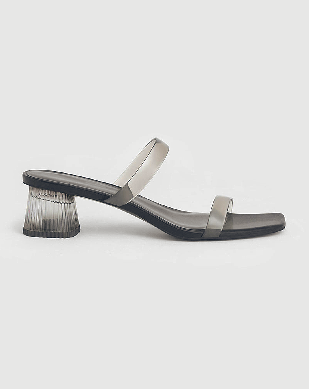 ♀Clear Strap and Heel Sandals