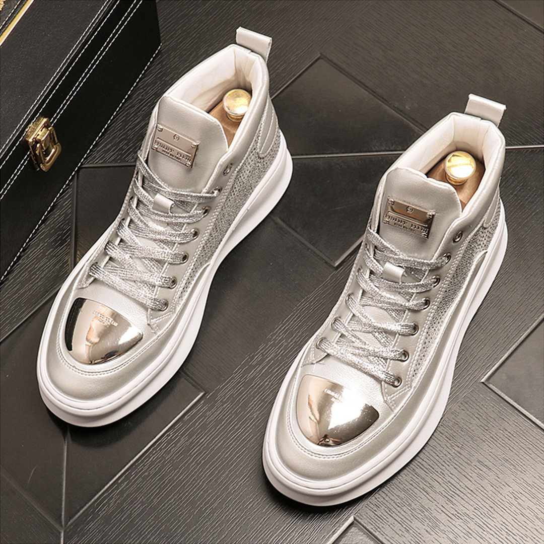 ♂♀Unisex Metallic Mesh Sneakers