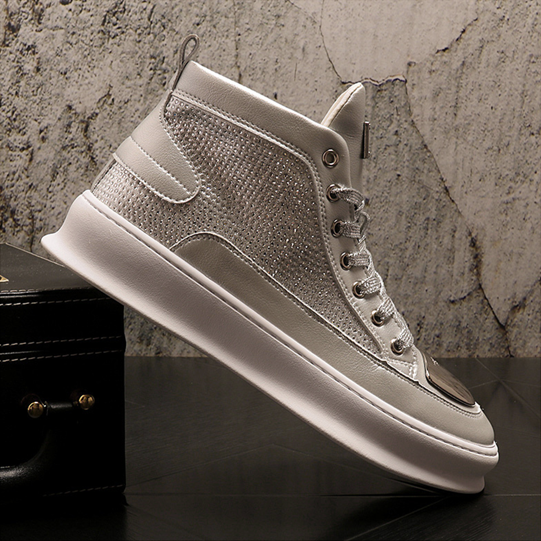 ♂♀Unisex Metallic Mesh Sneakers