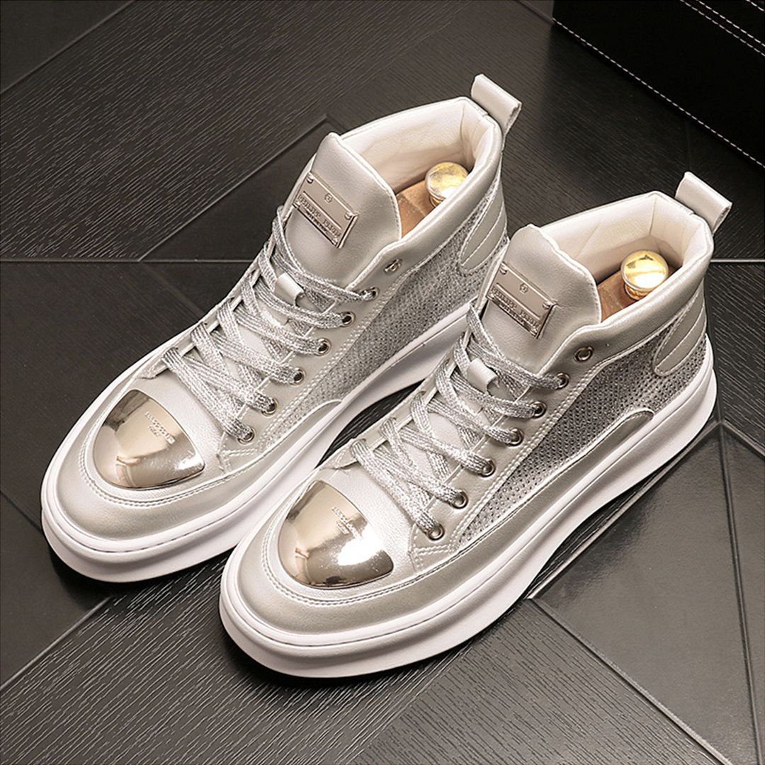 ♂♀Unisex Metallic Mesh Sneakers