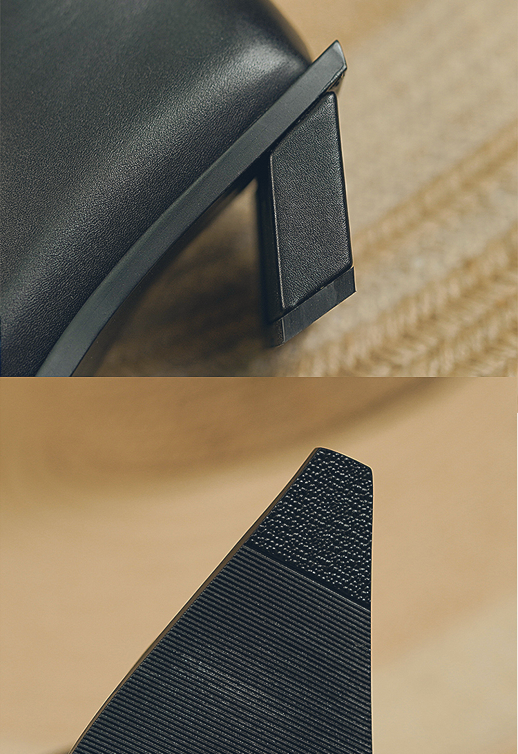 ♀Square Heel and Pointed Toe Boots