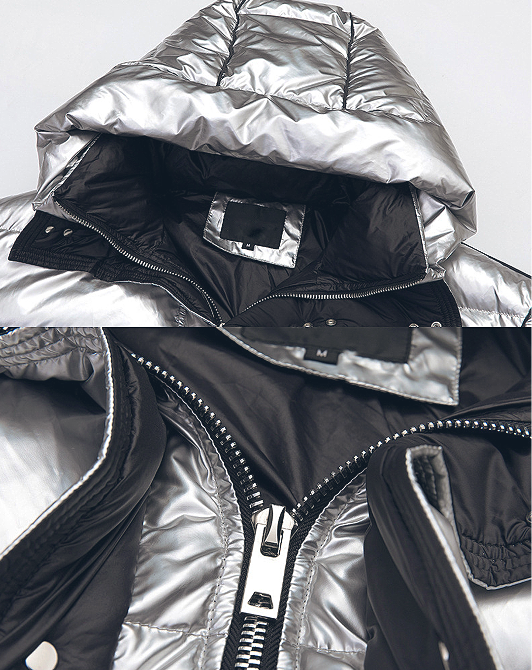 ♀Glossy Long Down Coat