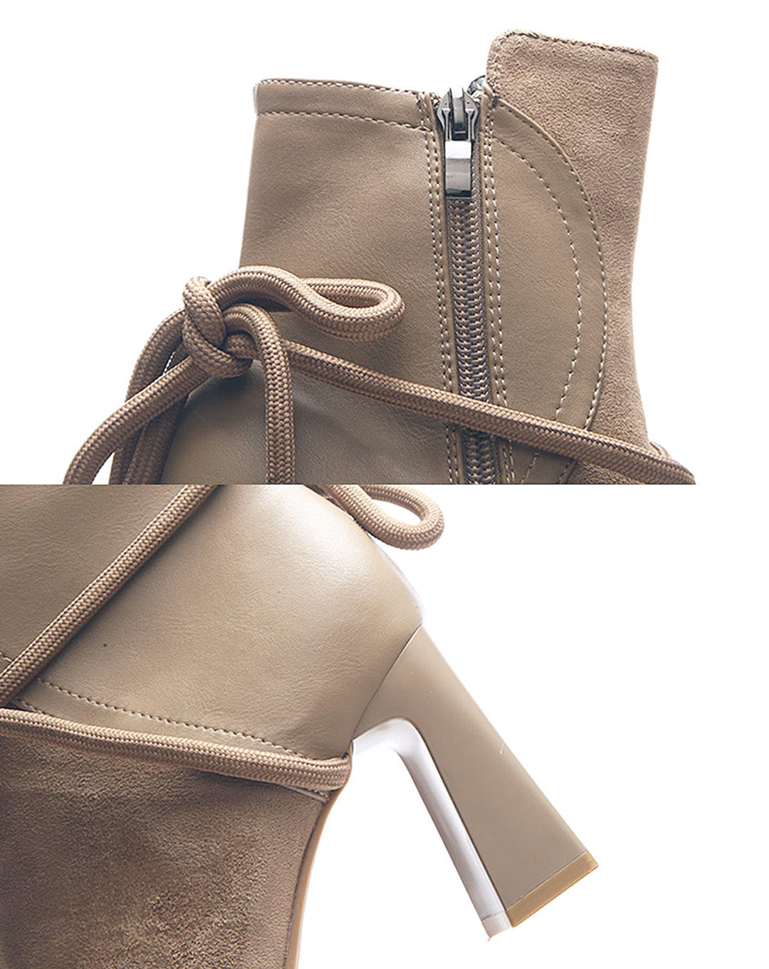 ♀Thick Lace High Heel Boots