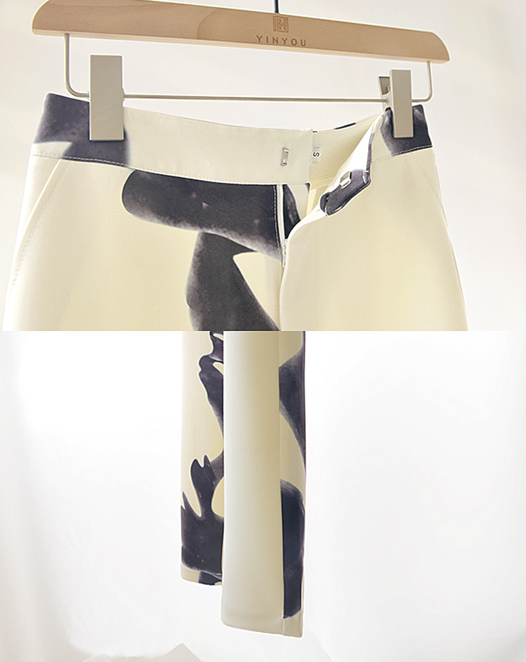♀Drawing Print Suit