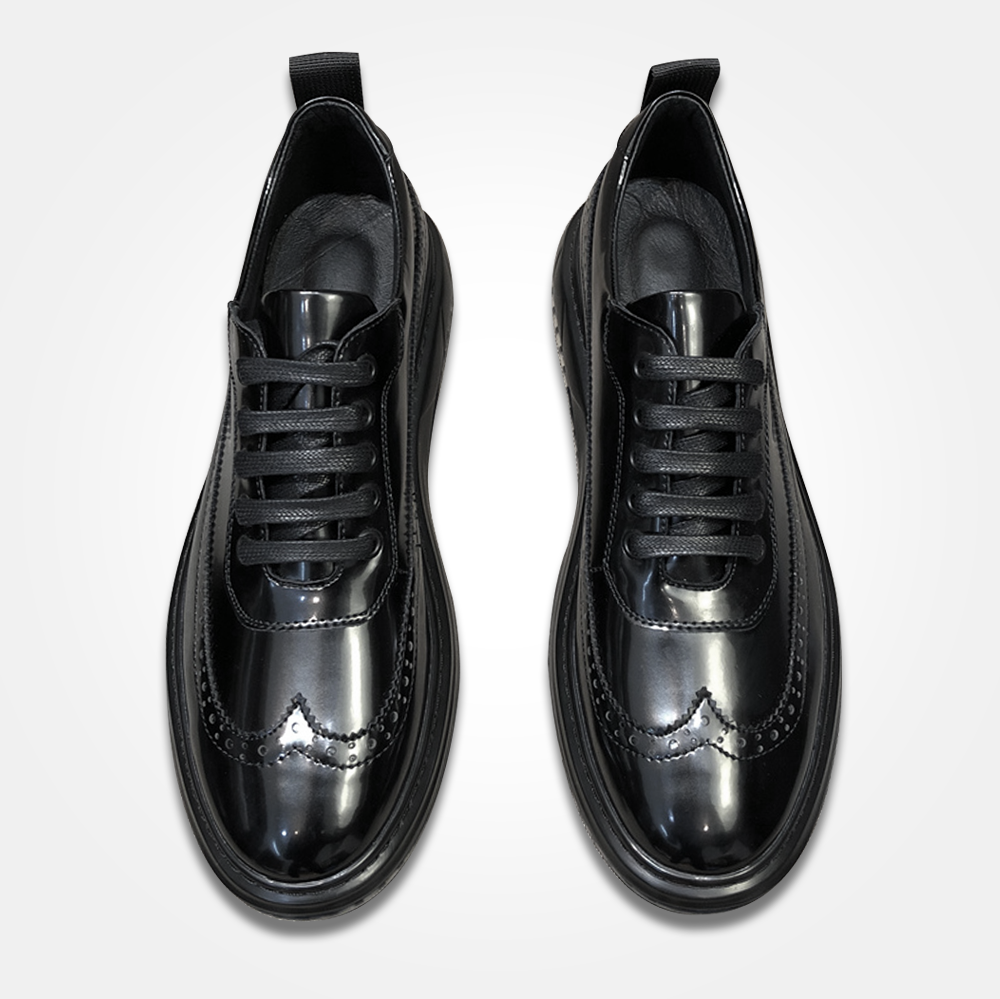♂♀本革/Air Sole Enamel Dress Shoes