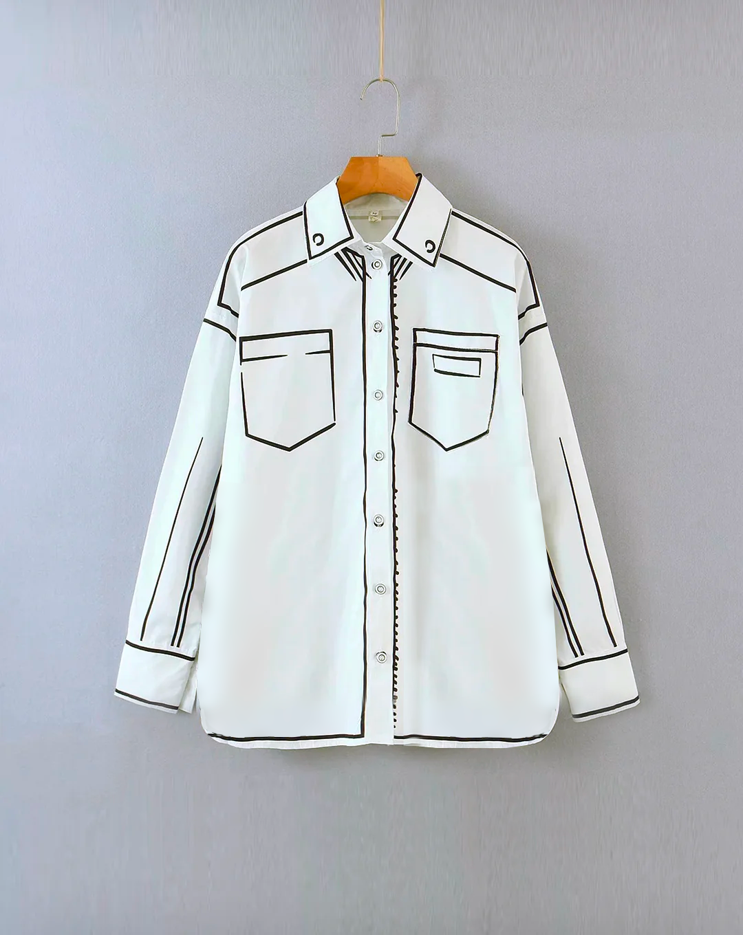 ♀Line Drawing Shirt
