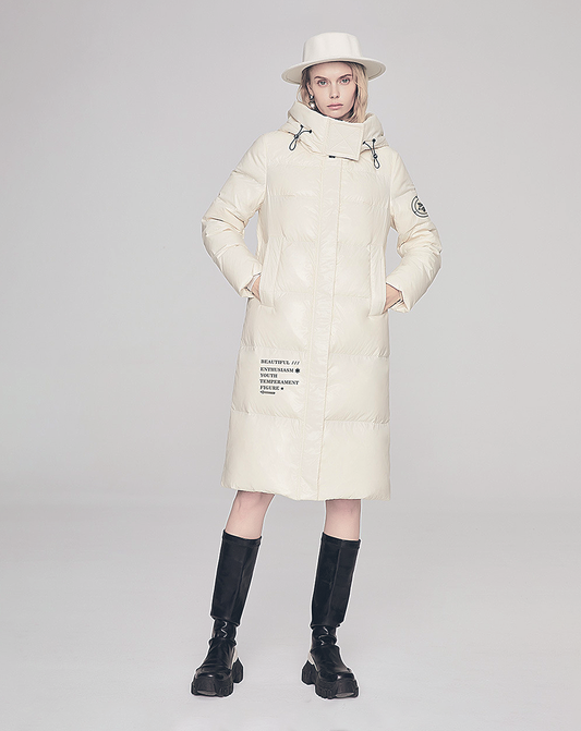 ♀Logo Design Down Coat