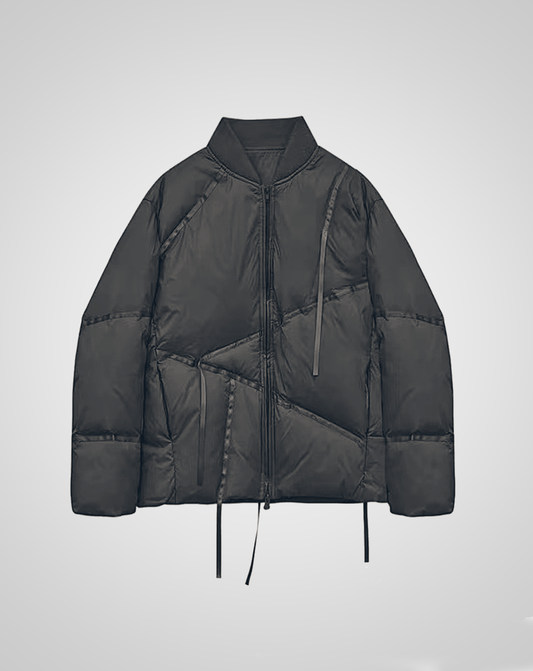 ♀Line Design Middle Down Jacket