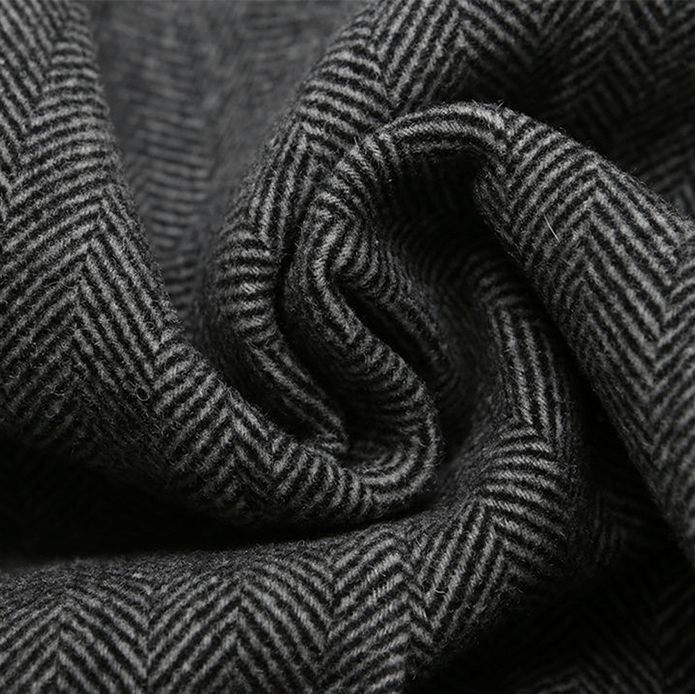 ♀Herringbone Wool Jacket