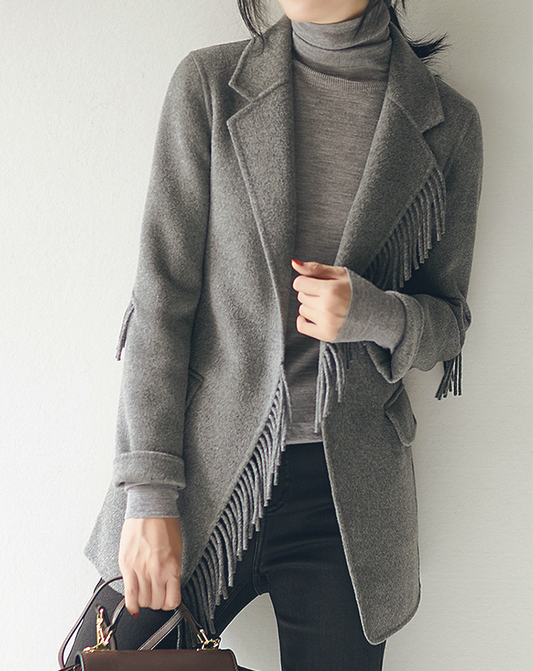 ♀Fringe Design Jacket