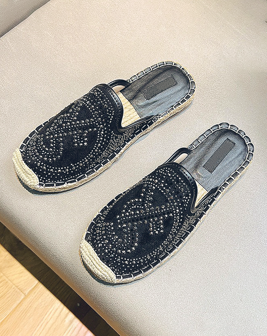 ♀Studs Decoration Flat Shoes