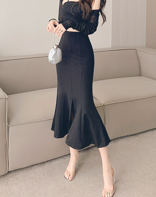 ♀Mermaid Flared Skirt