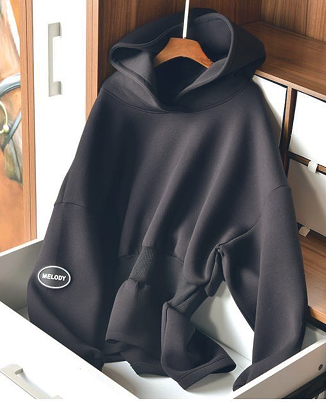 ♀Waist Tuck Hoodie