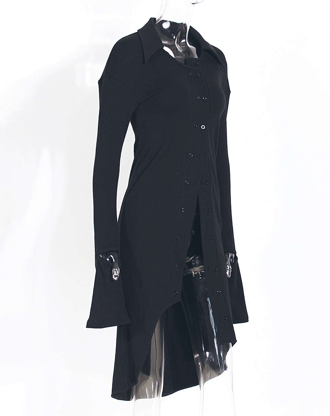 ♀Back Cutout Long Knit Dress