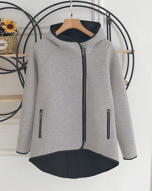 ♀Three-dimensional Zip Hoodie