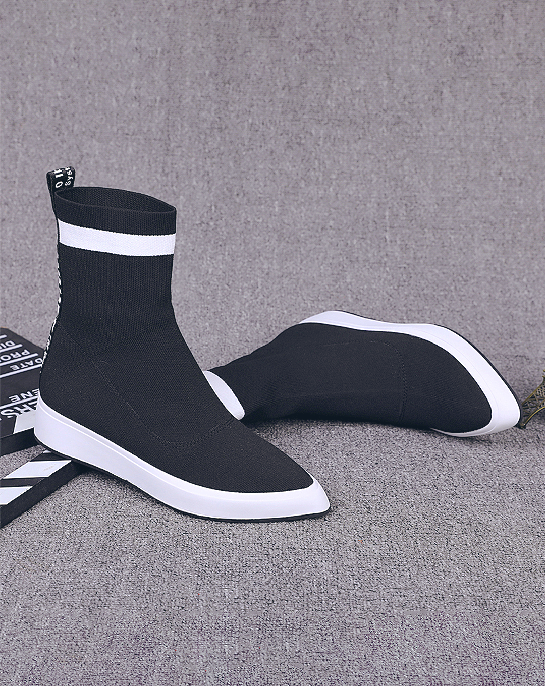 ♀Ankle Line Socks Shoes