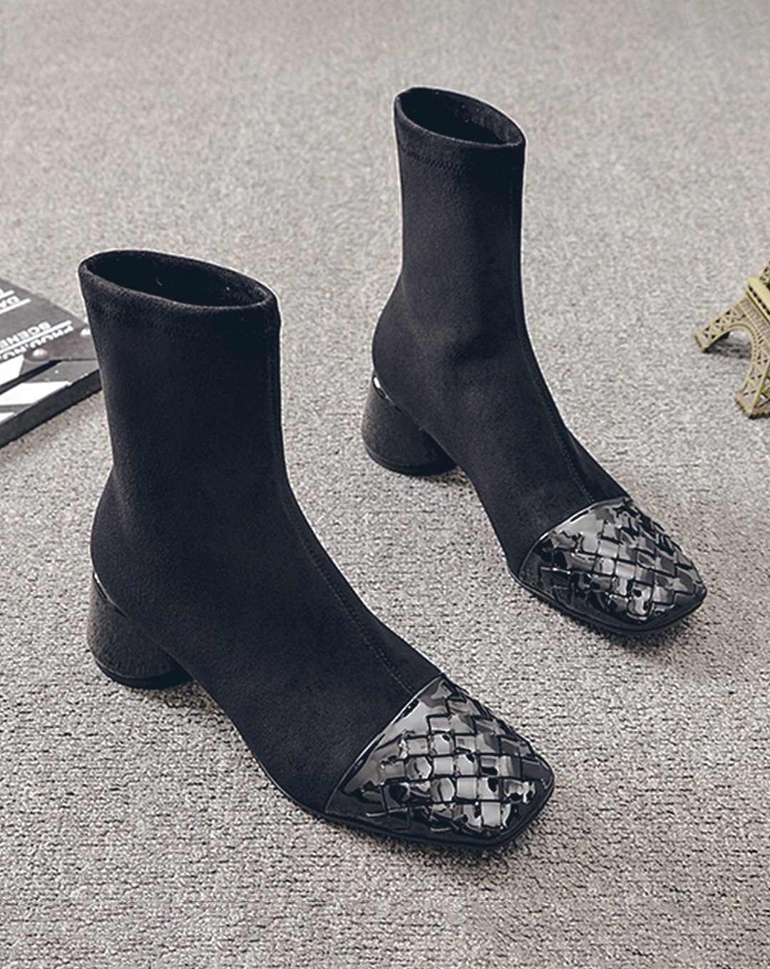 ♀Crossline Leather Boots