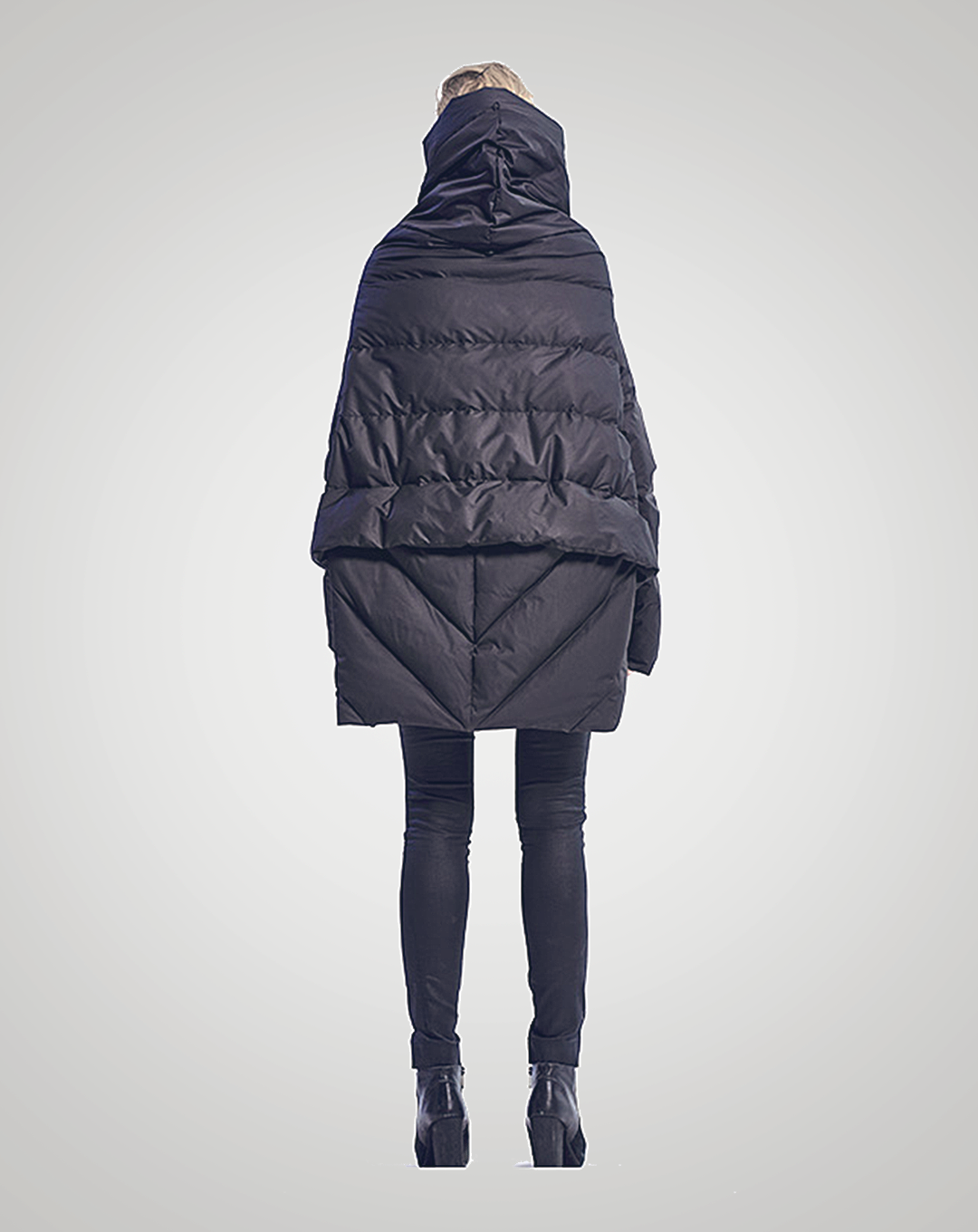 ♀Diagonal Roll Down Jacket