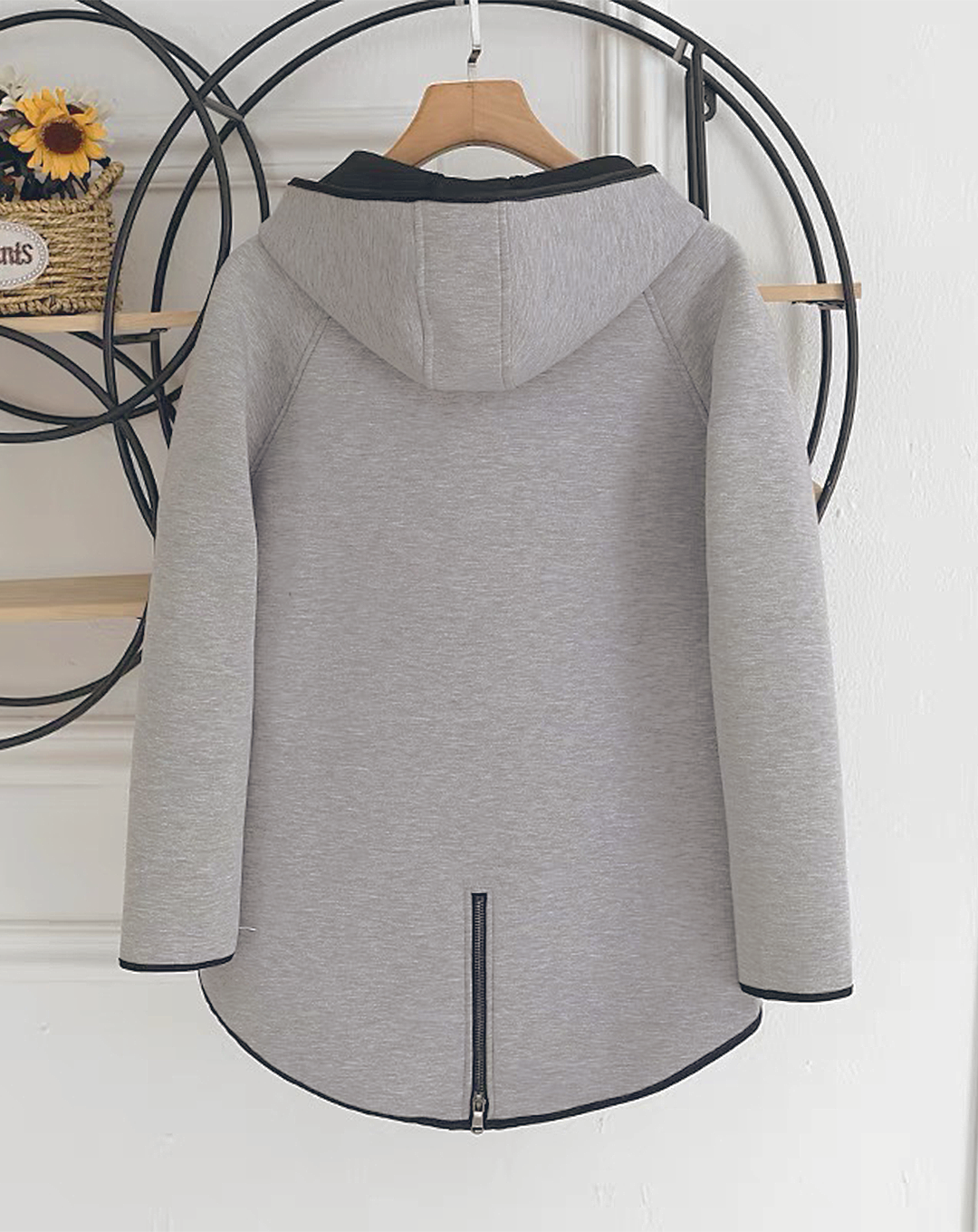 ♀Three-dimensional Zip Hoodie