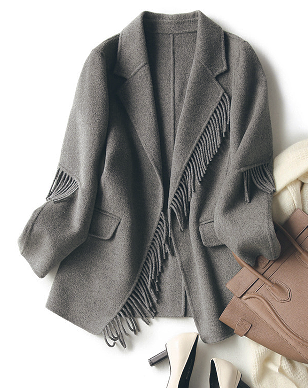 ♀Fringe Design Jacket