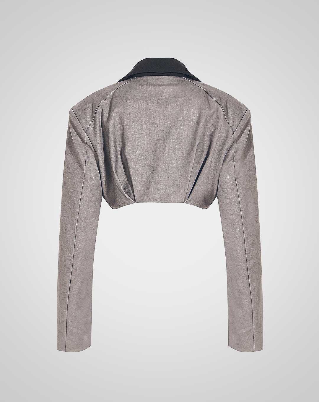 ♀2way Bicolor Tucked Jacket