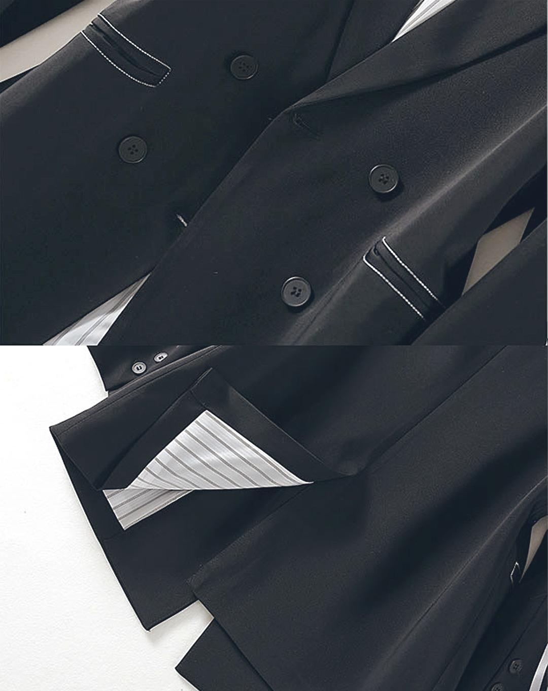♀Line and Stitch Pocket Jacket