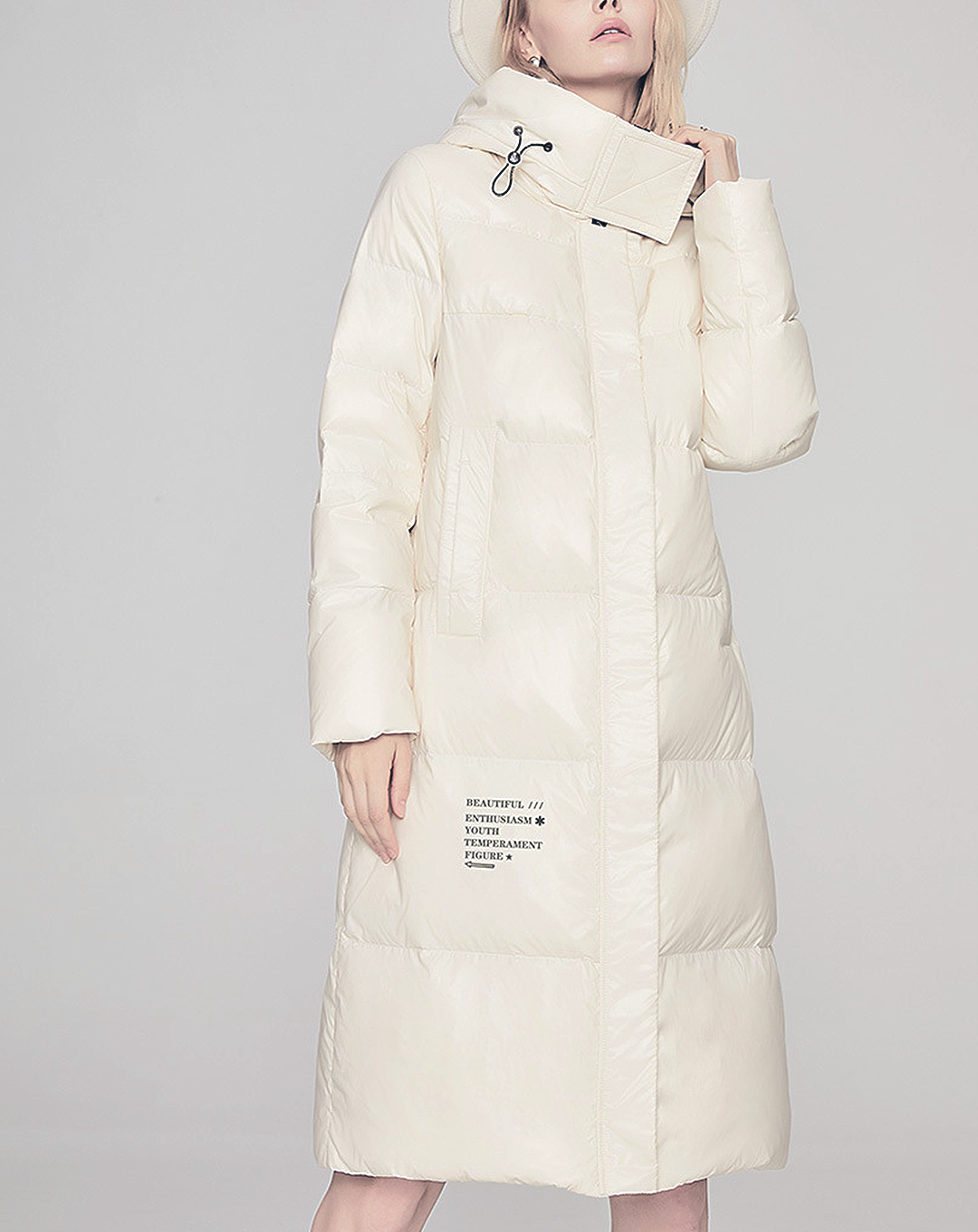 ♀Logo Design Down Coat
