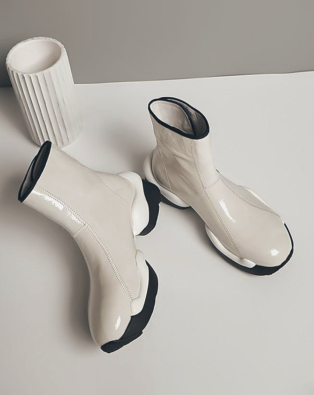 ♀本革/Sponge Sole Leather Boots