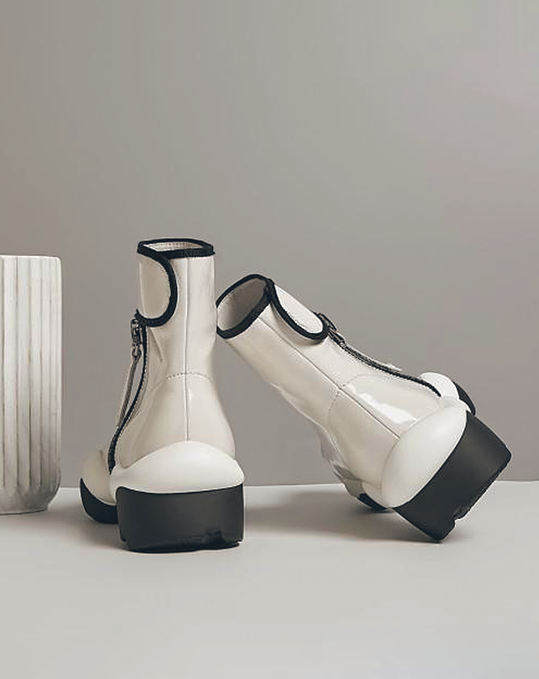 ♀本革/Sponge Sole Leather Boots
