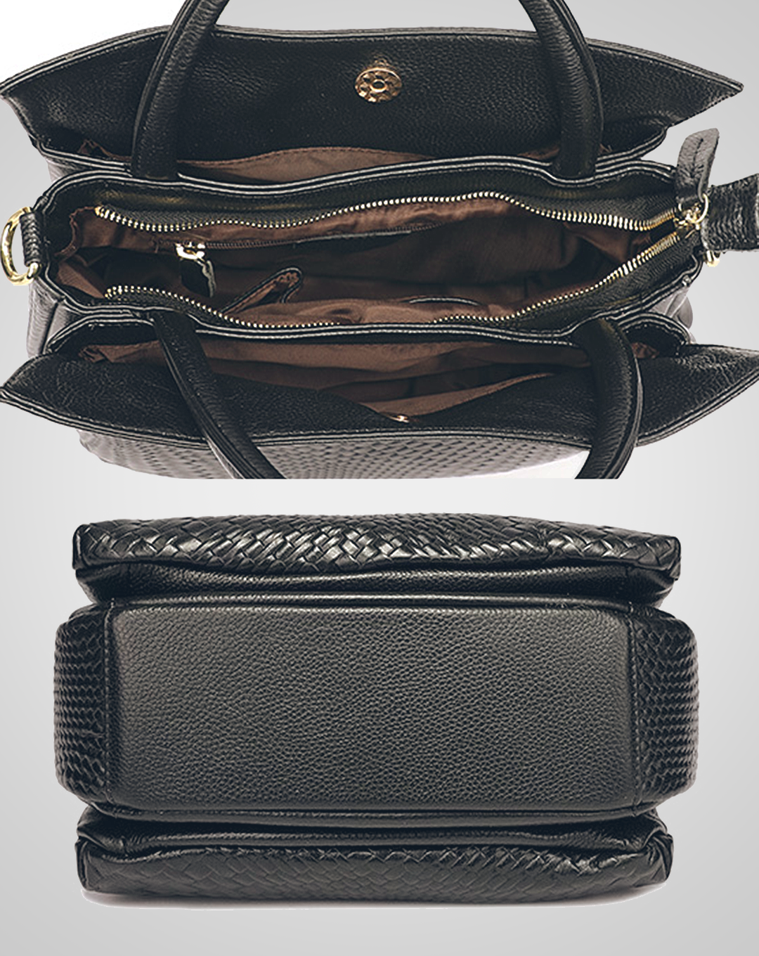 本革/2way Leather Square Bag