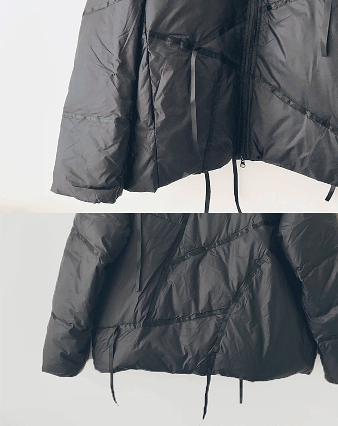 ♀Line Design Middle Down Jacket