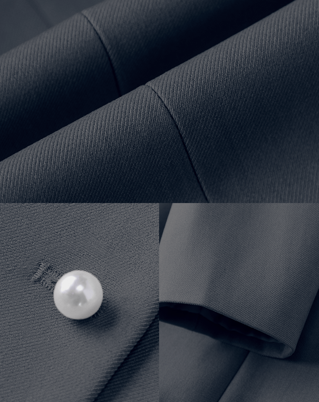 ♀Pearl Button Double Breasted Jacket